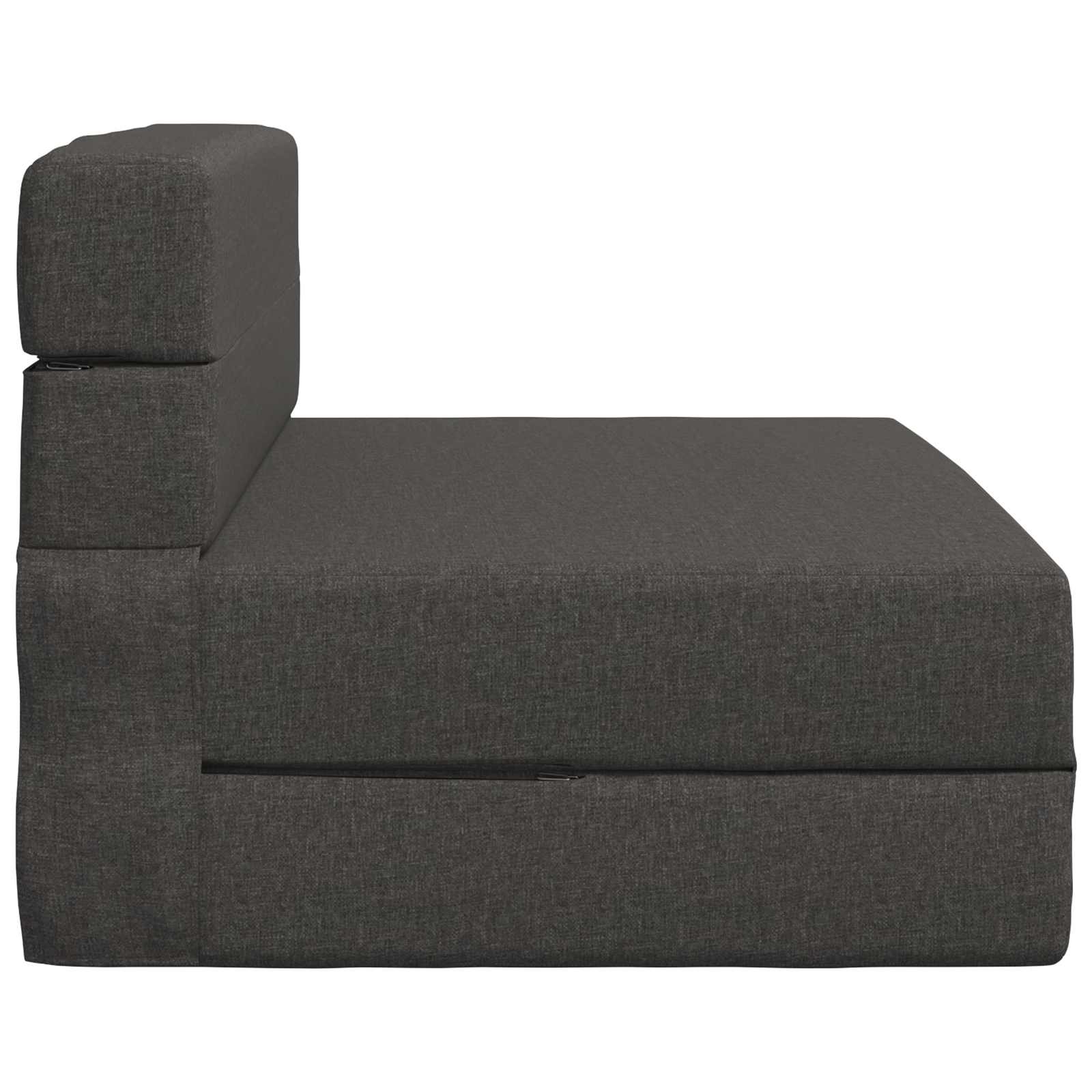 Klappsofa Bett Dunkelgrau 70 x 72 x 60 cm Stoff