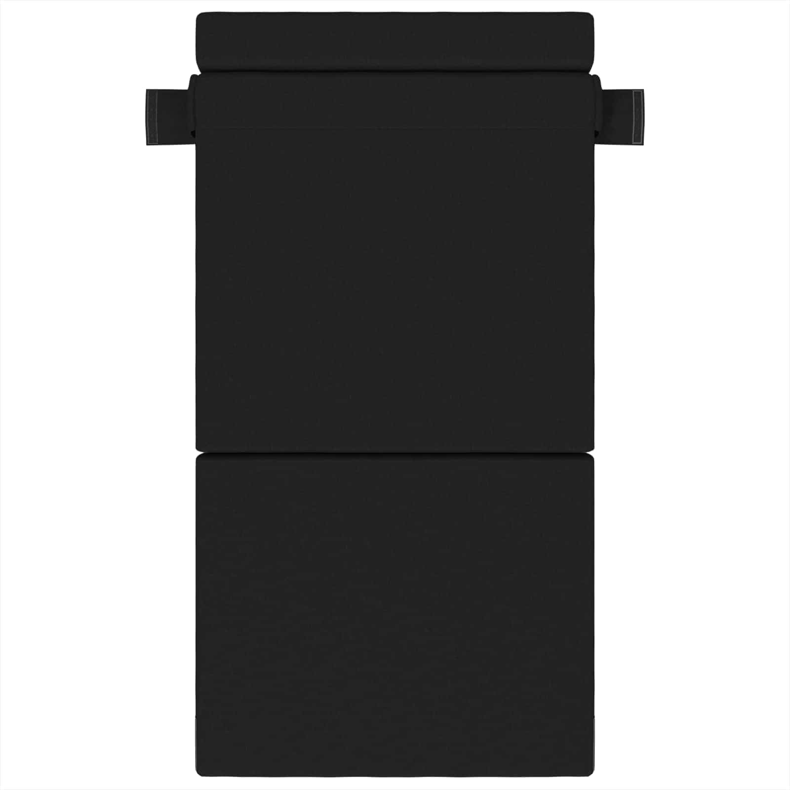 Klappsofa Bett Schwarz 70 x 72 x 60 cm Stoff