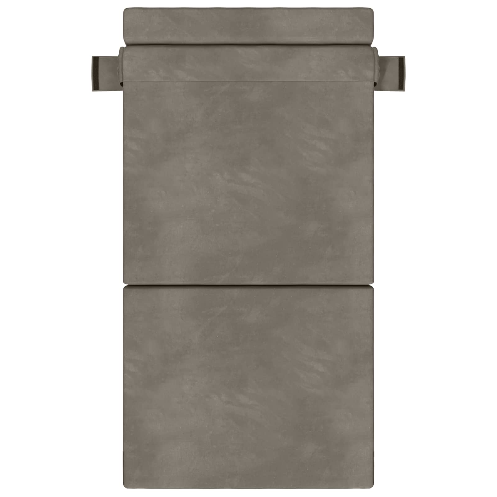 Klappsofa Bett Hellgrau 70 x 72 x 60 cm Stoff