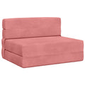 Klappsofa Bett Rosa 70 x 72 x 60 cm Stoff
