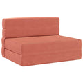 Klappsofa Bett Rot-Orange 70 x 72 x 60 cm Stoff