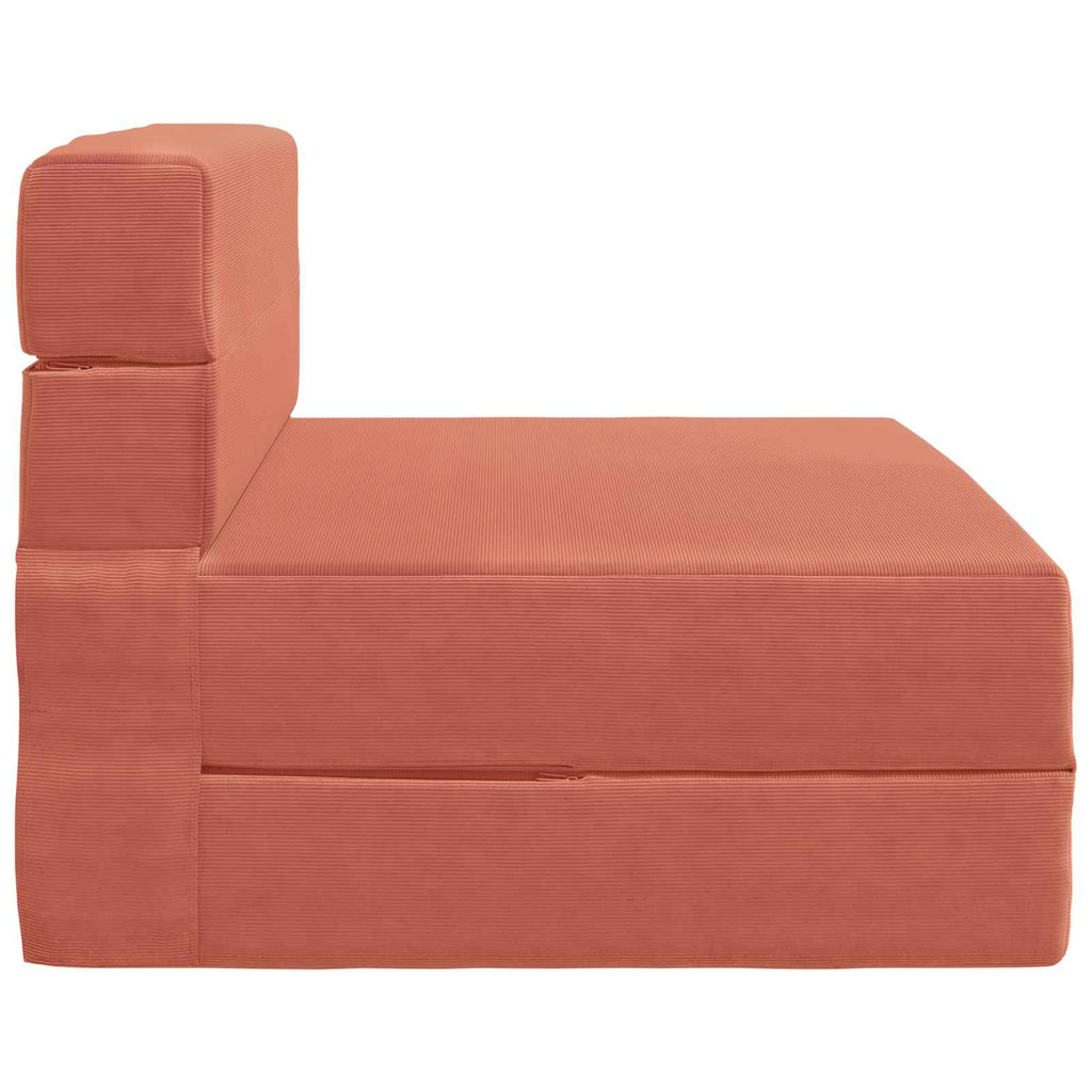 Klappsofa Bett Rot-Orange 70 x 72 x 60 cm Stoff