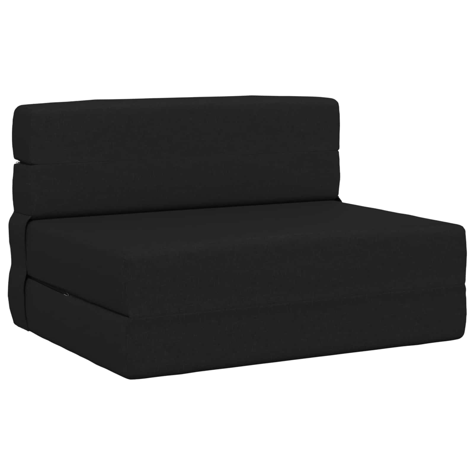 Klappsofa Bett Schwarz 70 x 80 x 60 cm Stoff