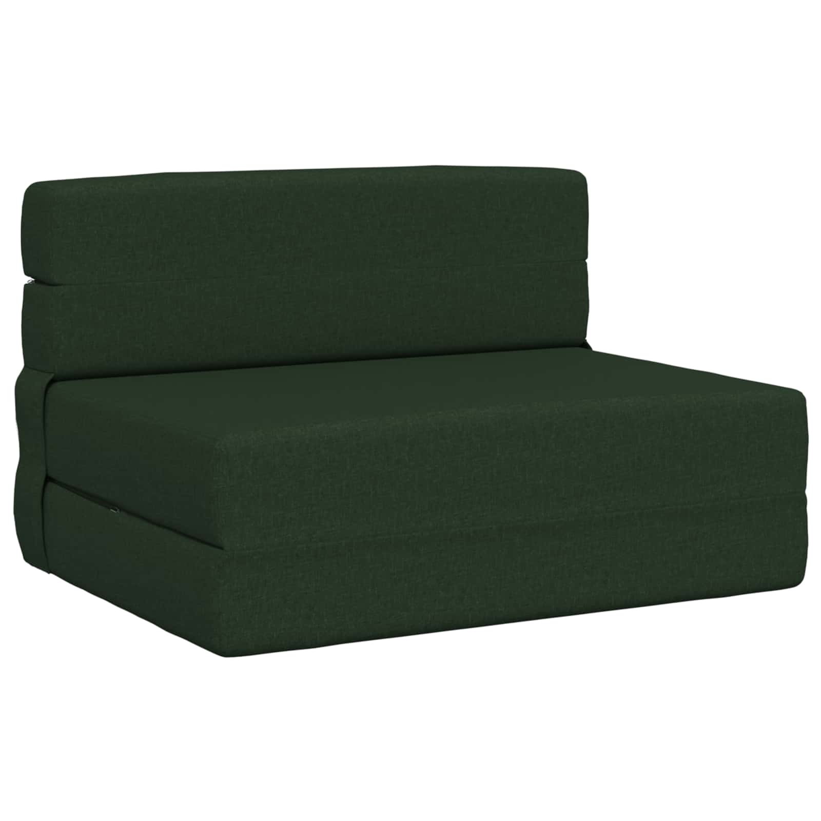 Klappsofa Bett Dunkelgrün 70 x 80 x 60 cm Stoff