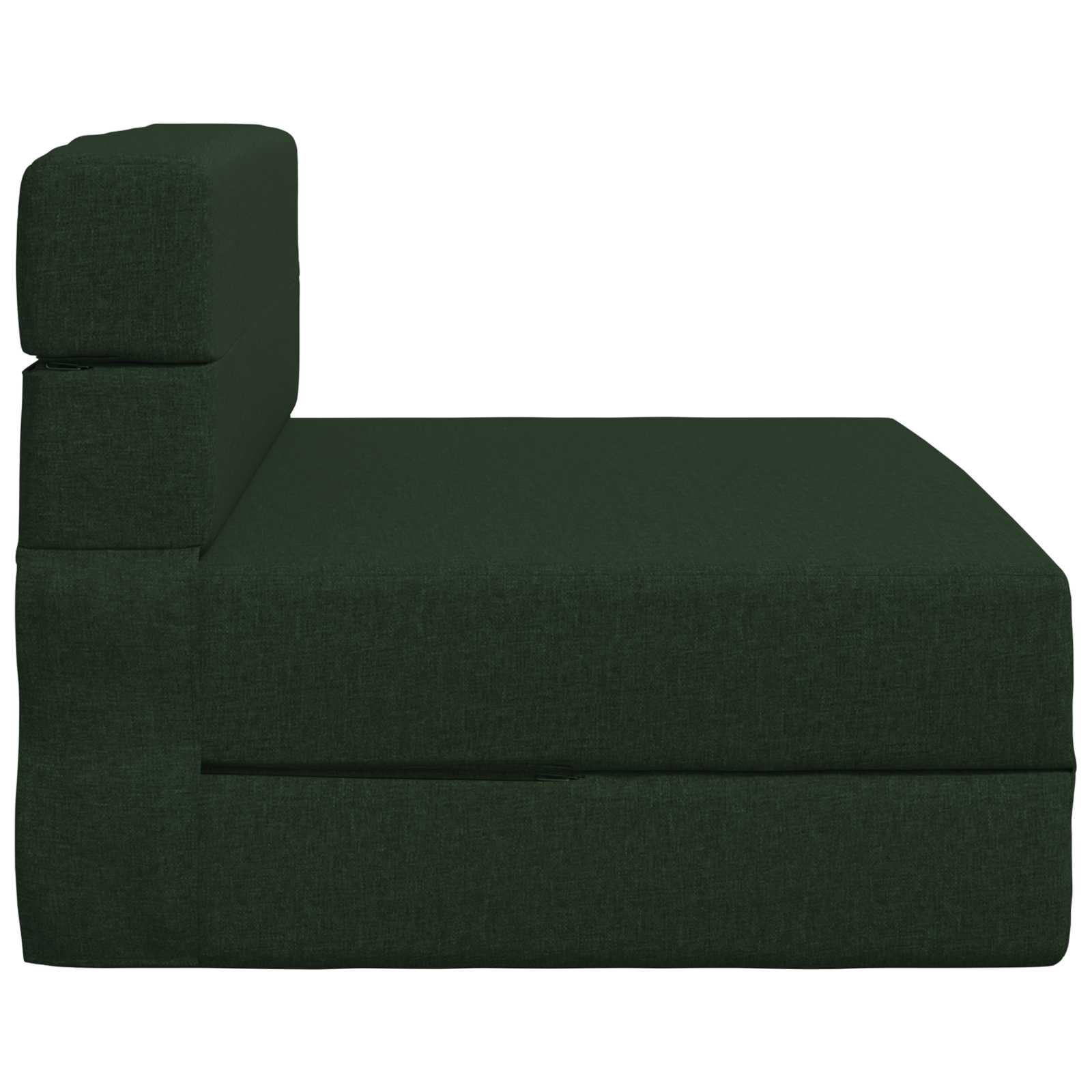 Klappsofa Bett Dunkelgrün 70 x 80 x 60 cm Stoff