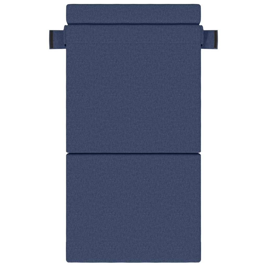 Klappsofa Bett Blau 70 x 80 x 60 cm Stoff
