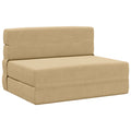 Klappsofa Bett Grün Grau 70 x 80 x 60 cm Stoff