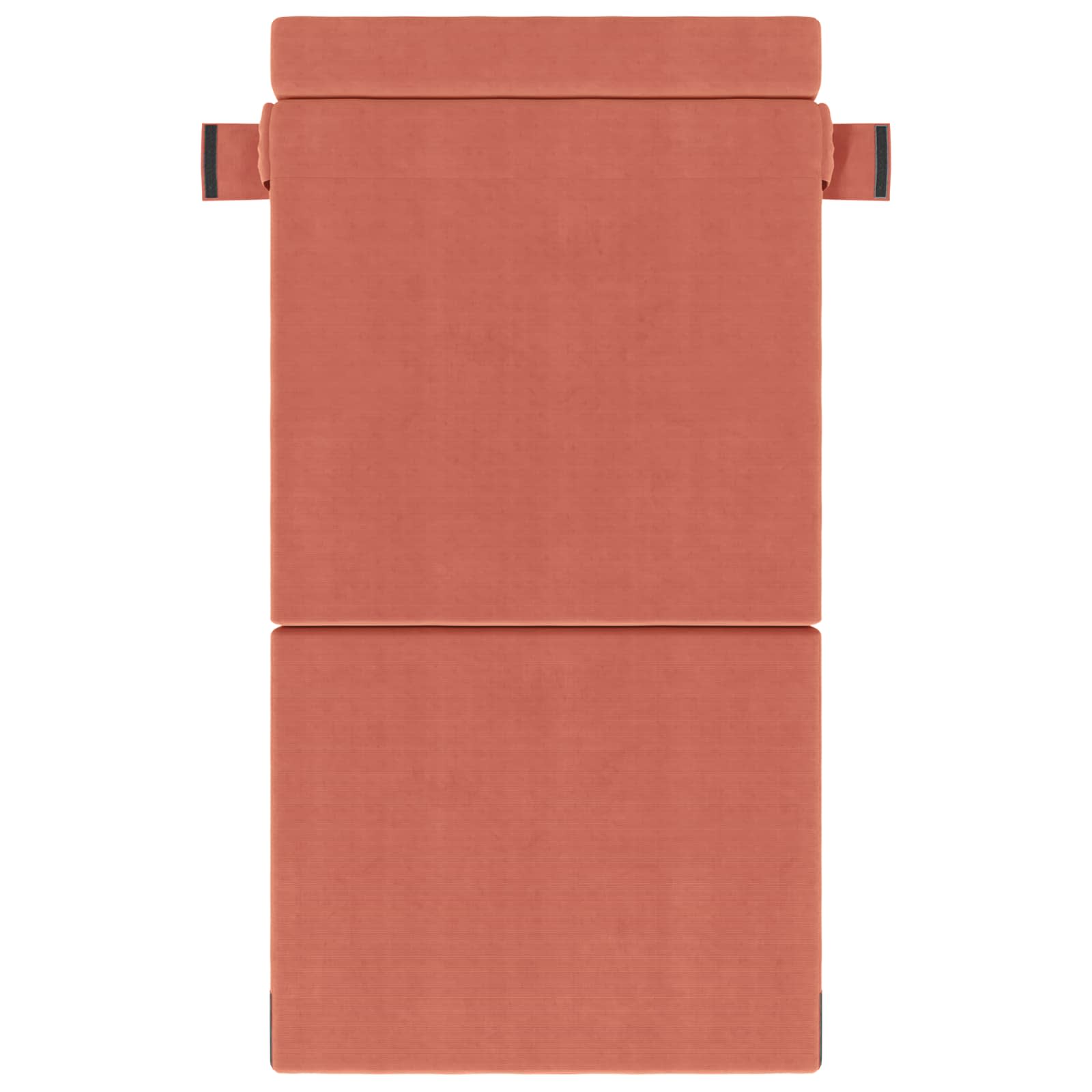 Klappsofa Bett Rot-Orange 70 x 80 x 60 cm Stoff