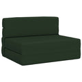 Klappsofa Bett Dunkelgrün 100 x 80 x 60 cm Stoff