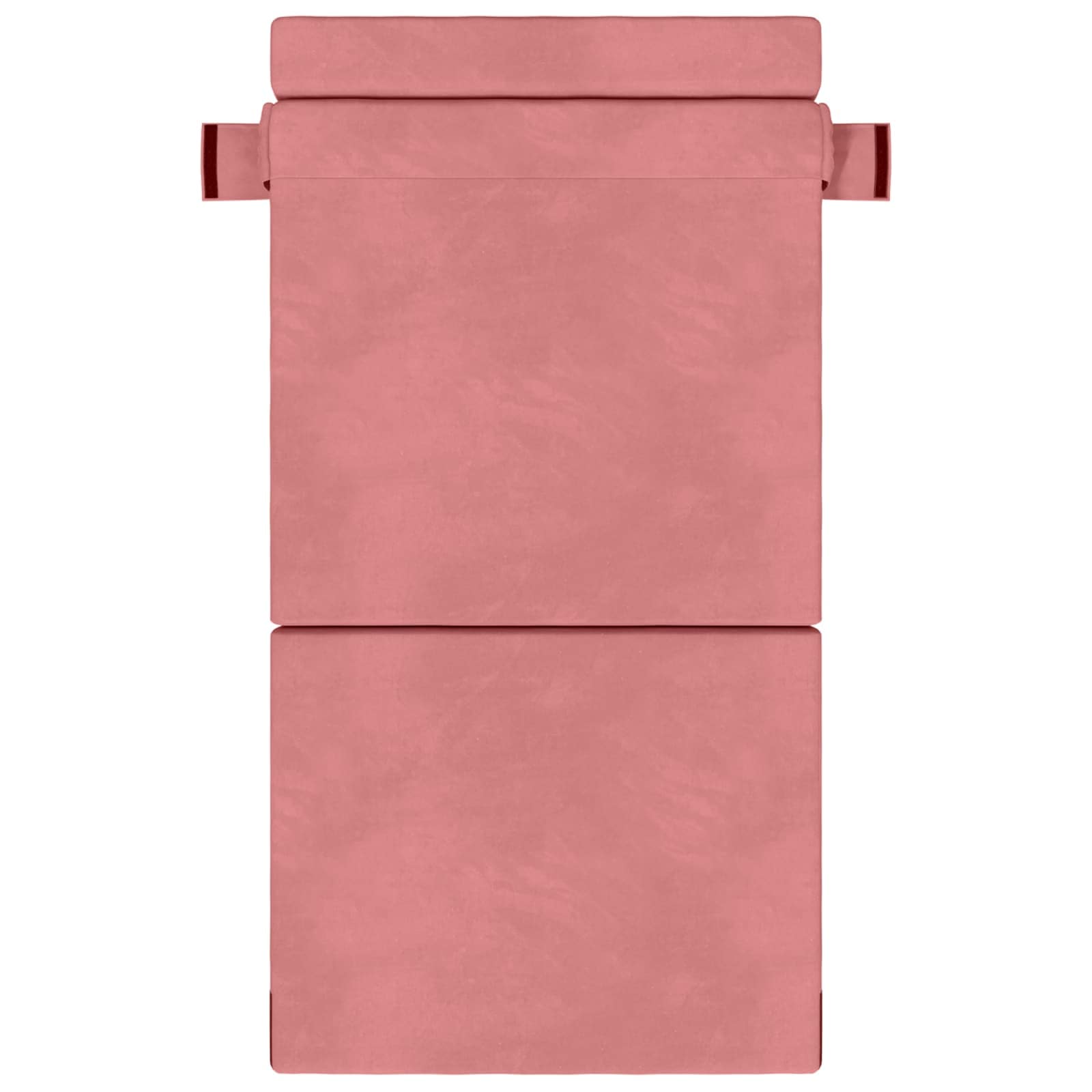 Klappsofa Bett Rosa 100 x 80 x 60 cm Stoff
