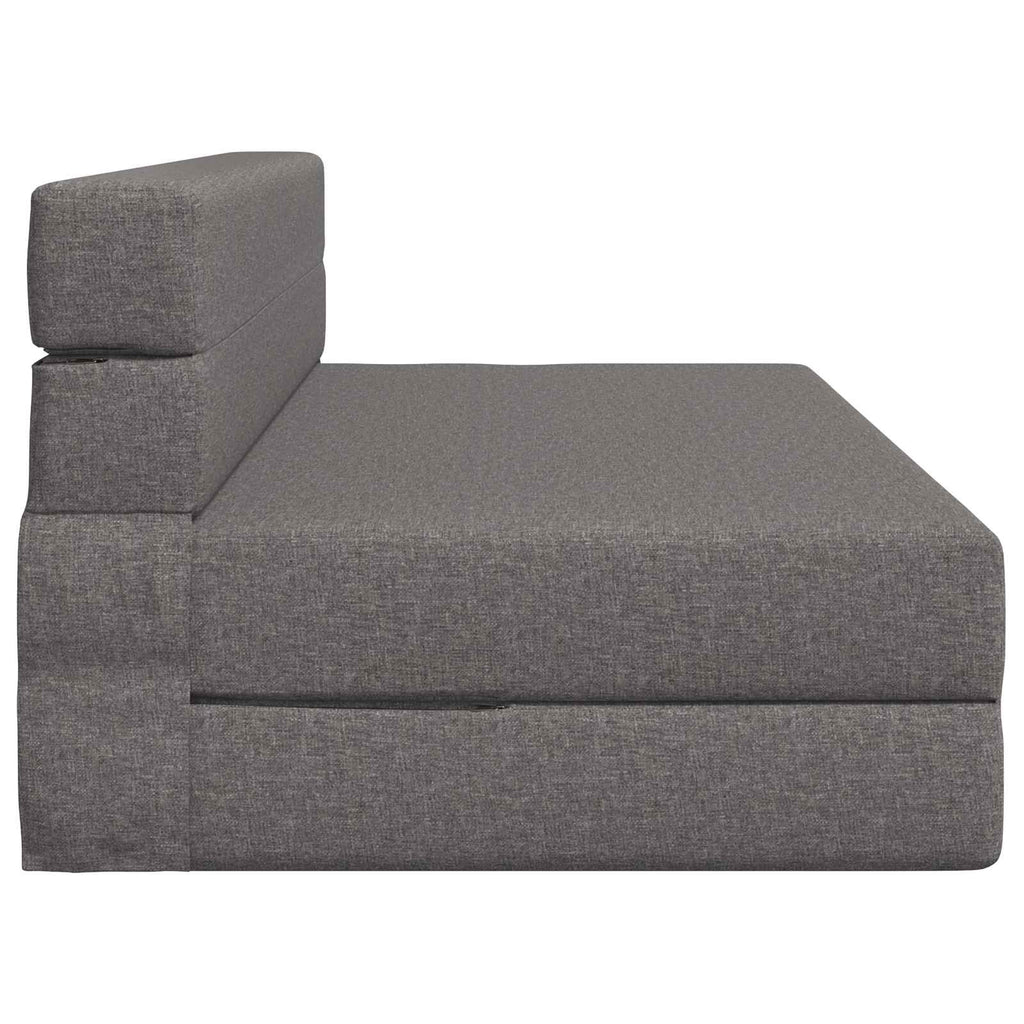 Klappsofa Bett Hellgrau 152 x 86,5 x 60 cm Stoff
