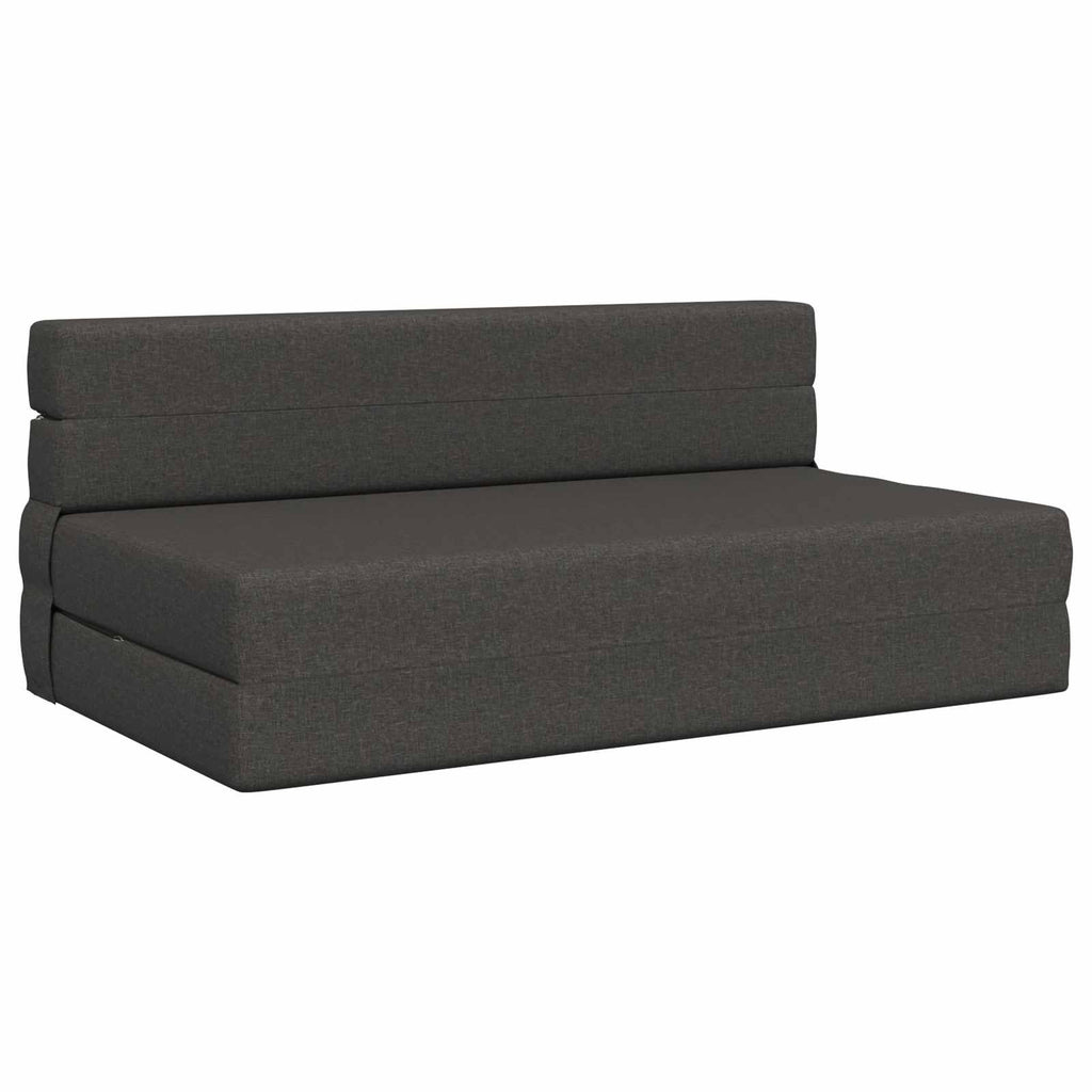 Klappsofa Bett Dunkelgrau 152 x 86,5 x 60 cm Stoff