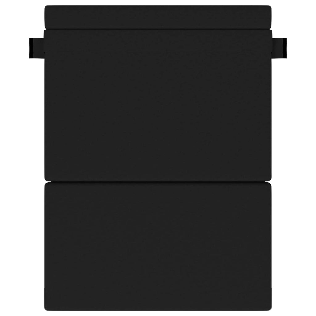 Klappsofa Bett Schwarz 152 x 86,5 x 60 cm Stoff