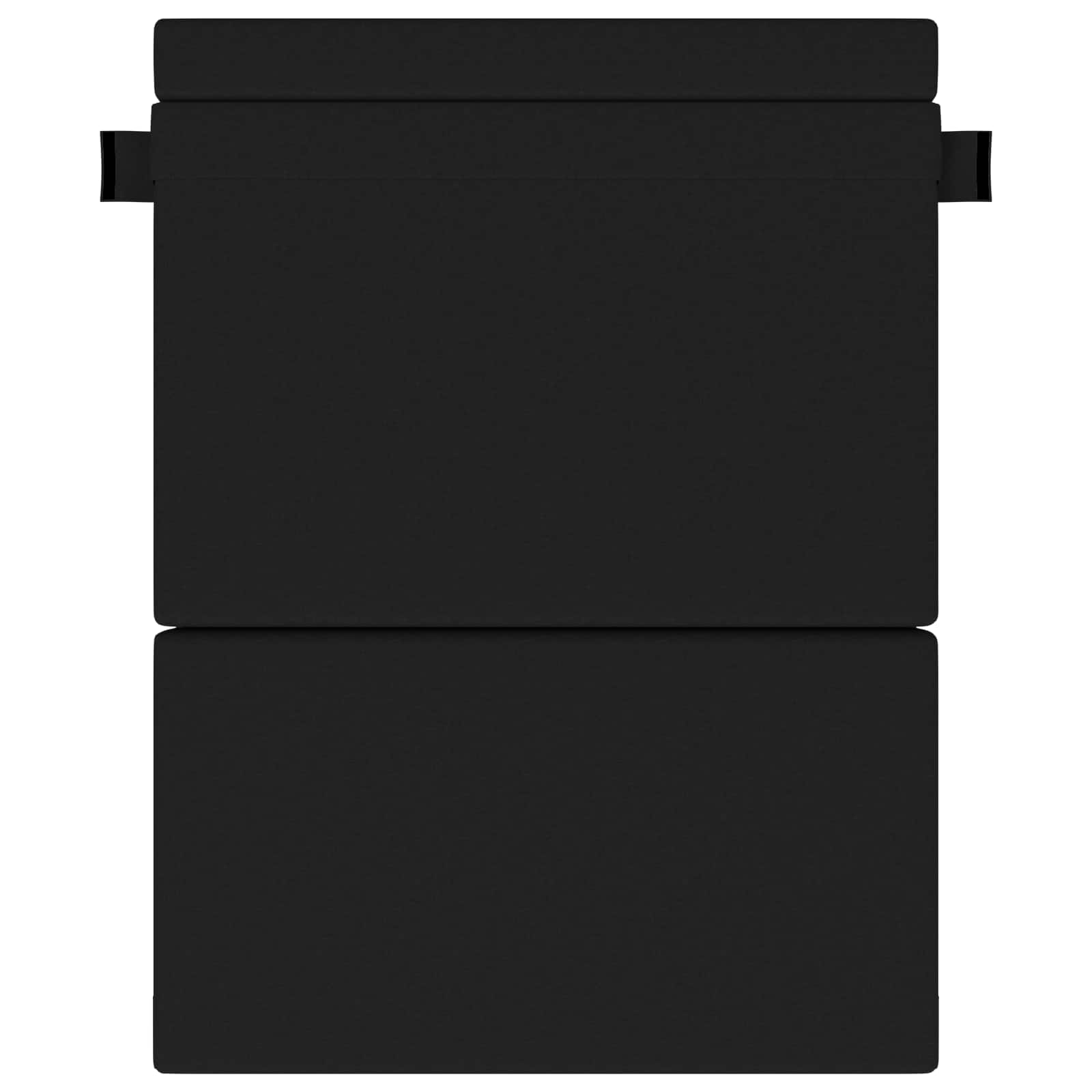 Klappsofa Bett Schwarz 152 x 86,5 x 60 cm Stoff