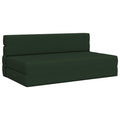 Klappsofa Bett Dunkelgrün 152 x 86,5 x 60 cm Stoff