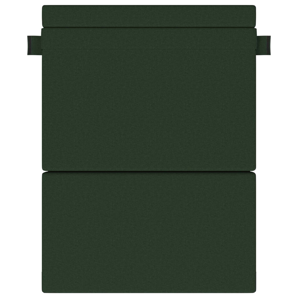 Klappsofa Bett Dunkelgrün 152 x 86,5 x 60 cm Stoff