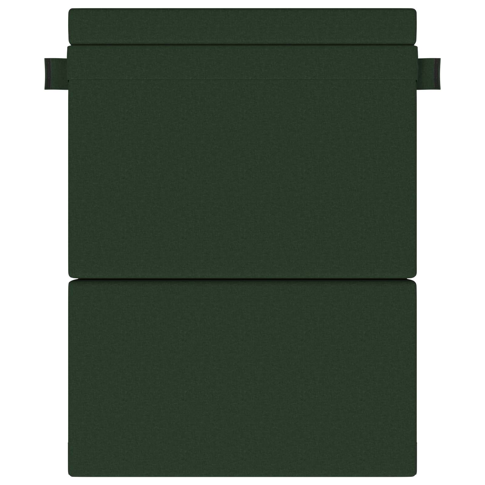 Klappsofa Bett Dunkelgrün 152 x 86,5 x 60 cm Stoff