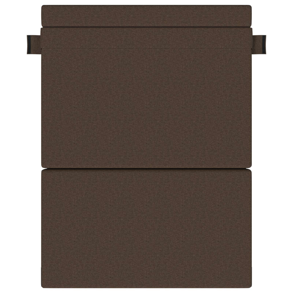 Klappsofa Bett Taupe 152 x 86,5 x 60 cm Stoff