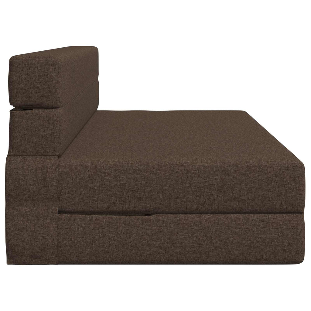 Klappsofa Bett Taupe 152 x 86,5 x 60 cm Stoff