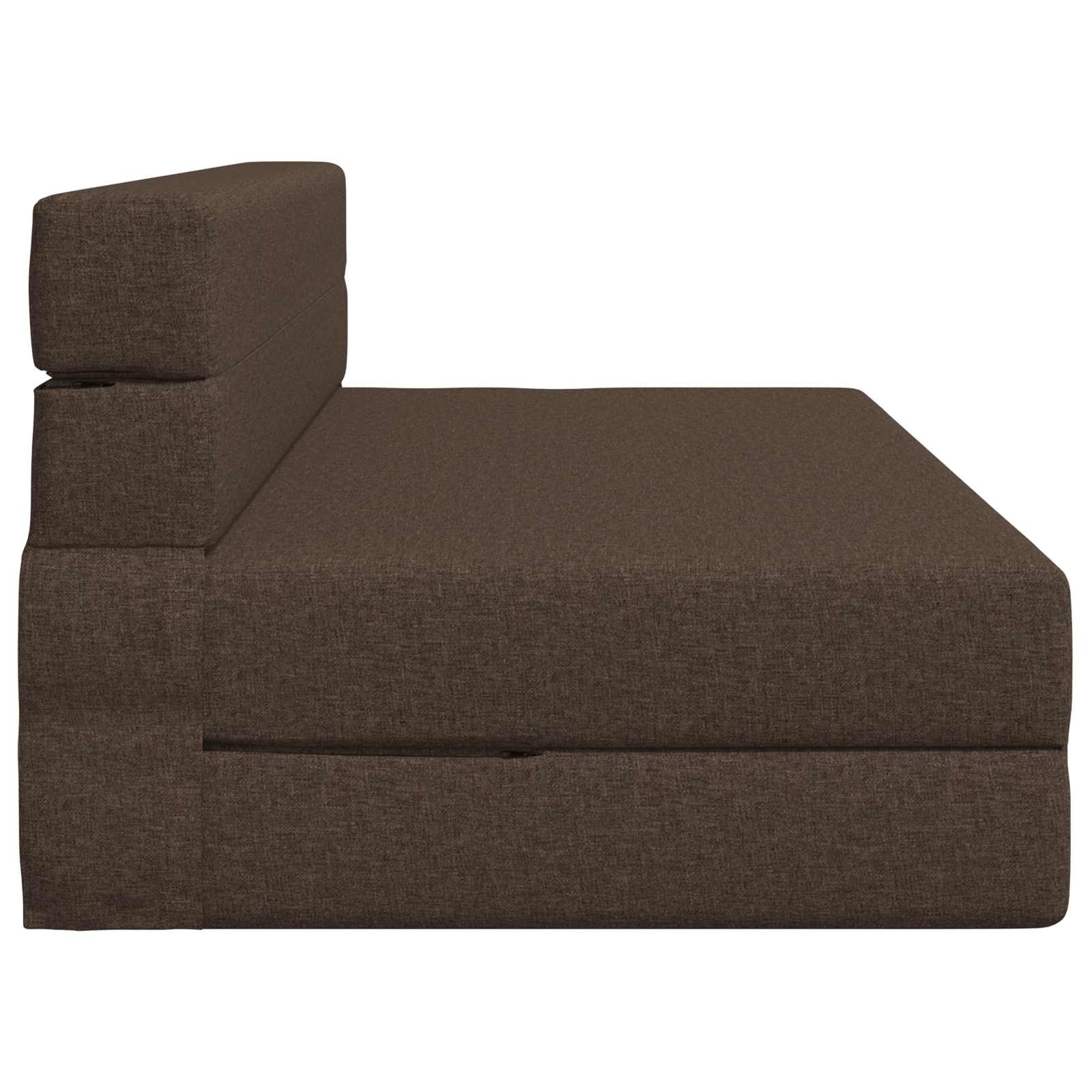 Klappsofa Bett Taupe 152 x 86,5 x 60 cm Stoff
