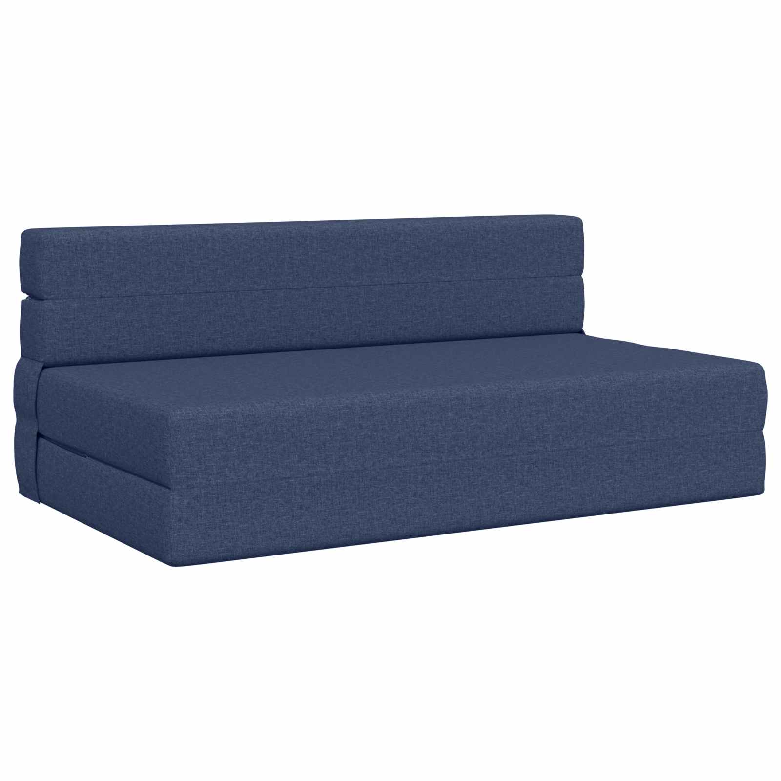 Klappsofa Bett Blau 152 x 86,5 x 60 cm Stoff
