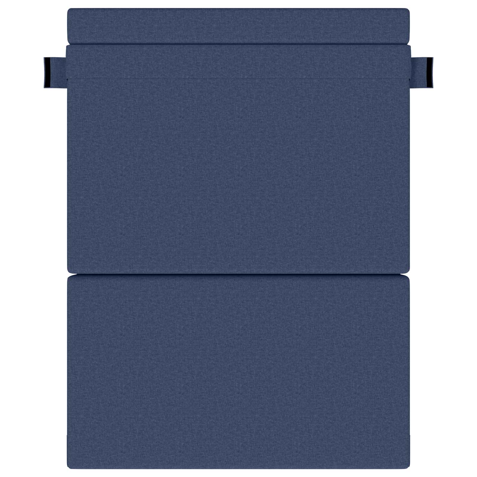 Klappsofa Bett Blau 152 x 86,5 x 60 cm Stoff