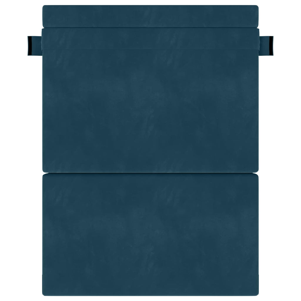Klappsofa Bett Blau 152 x 86,5 x 60 cm Stoff