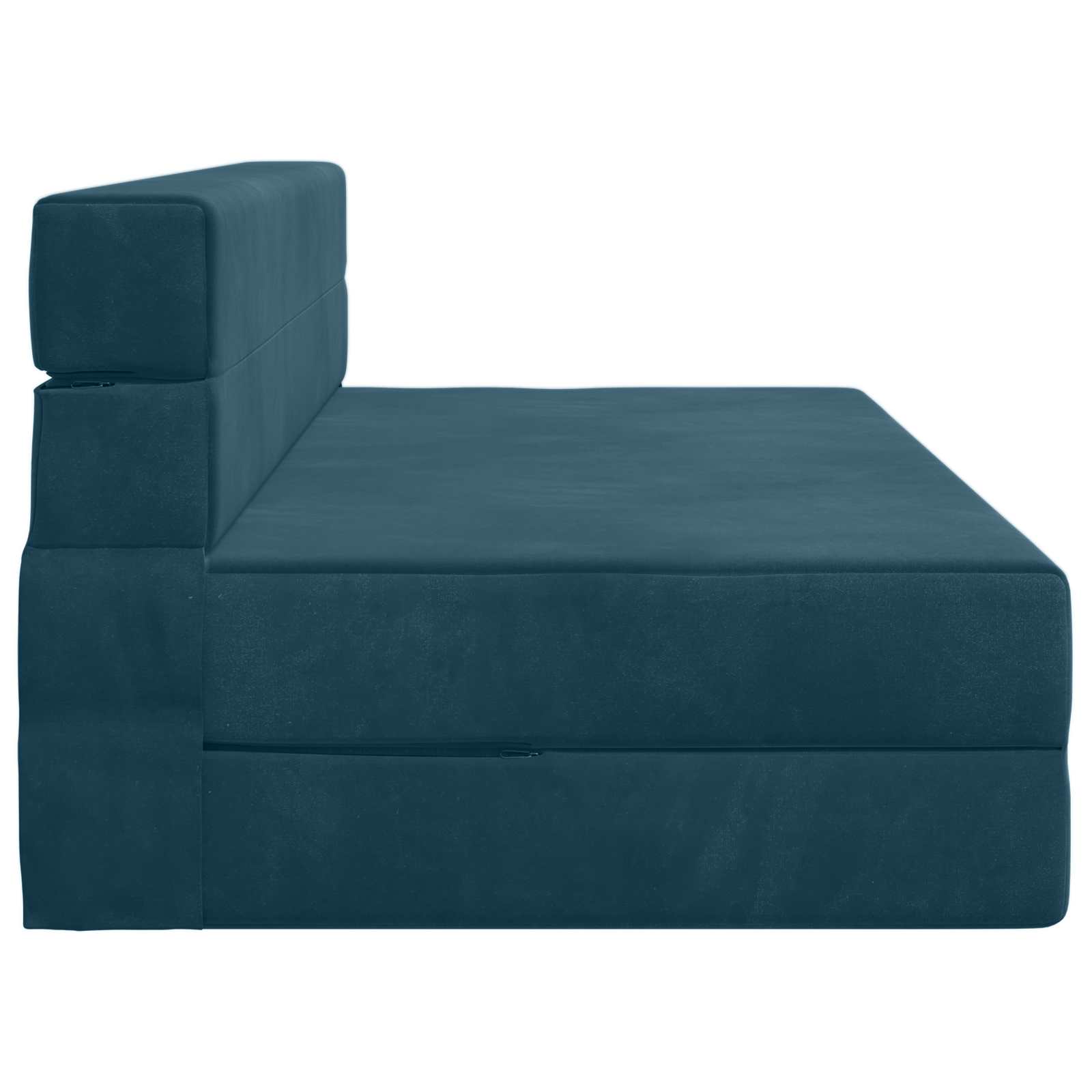 Klappsofa Bett Blau 152 x 86,5 x 60 cm Stoff