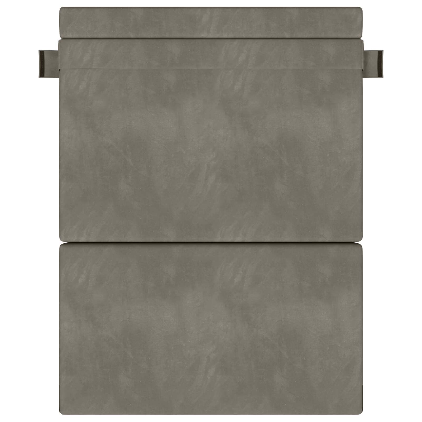 Klappsofa Bett Hellgrau 152 x 86,5 x 60 cm Stoff