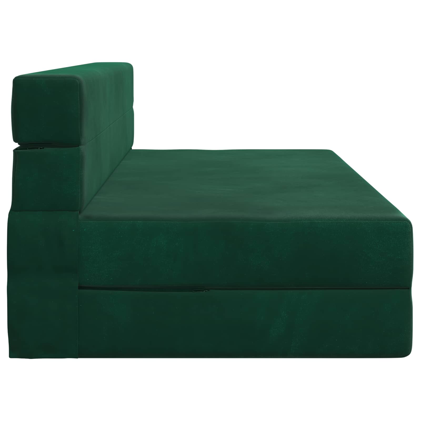 Klappsofa Bett Dunkelgrün 152 x 86,5 x 60 cm Stoff