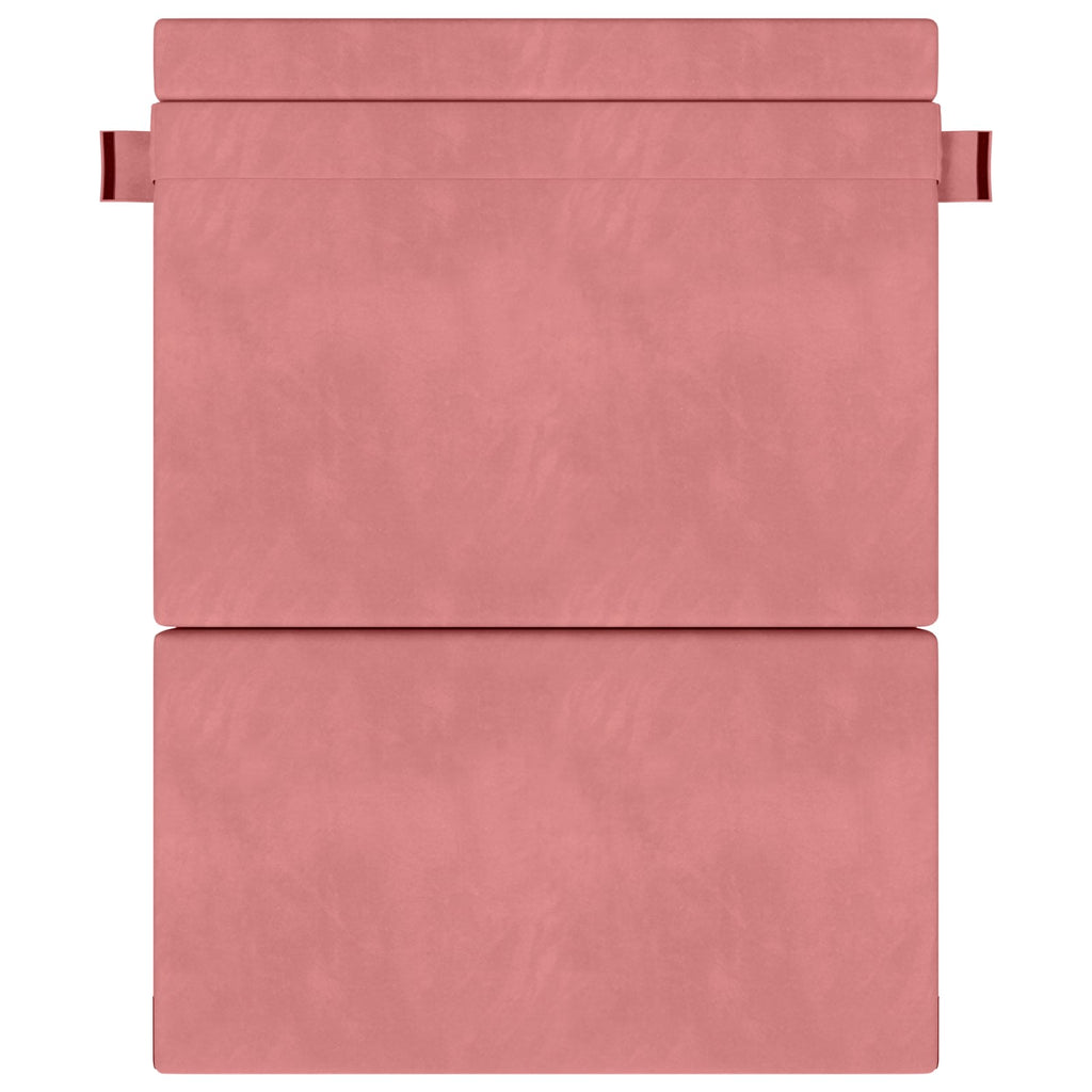 Klappsofa Bett Rosa 152 x 86,5 x 60 cm Stoff