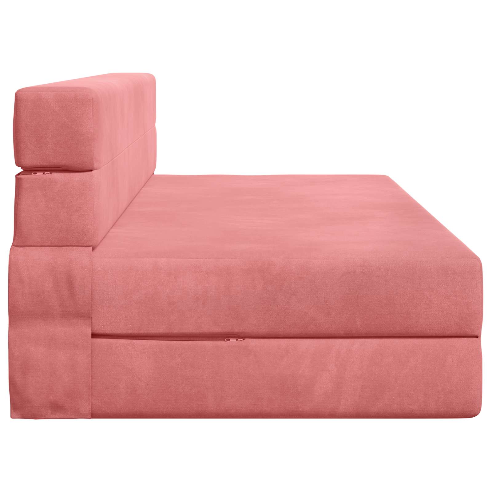 Klappsofa Bett Rosa 152 x 86,5 x 60 cm Stoff