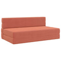 Klappsofa Bett Rot-Orange 152 x 86,5 x 60 cm Stoff