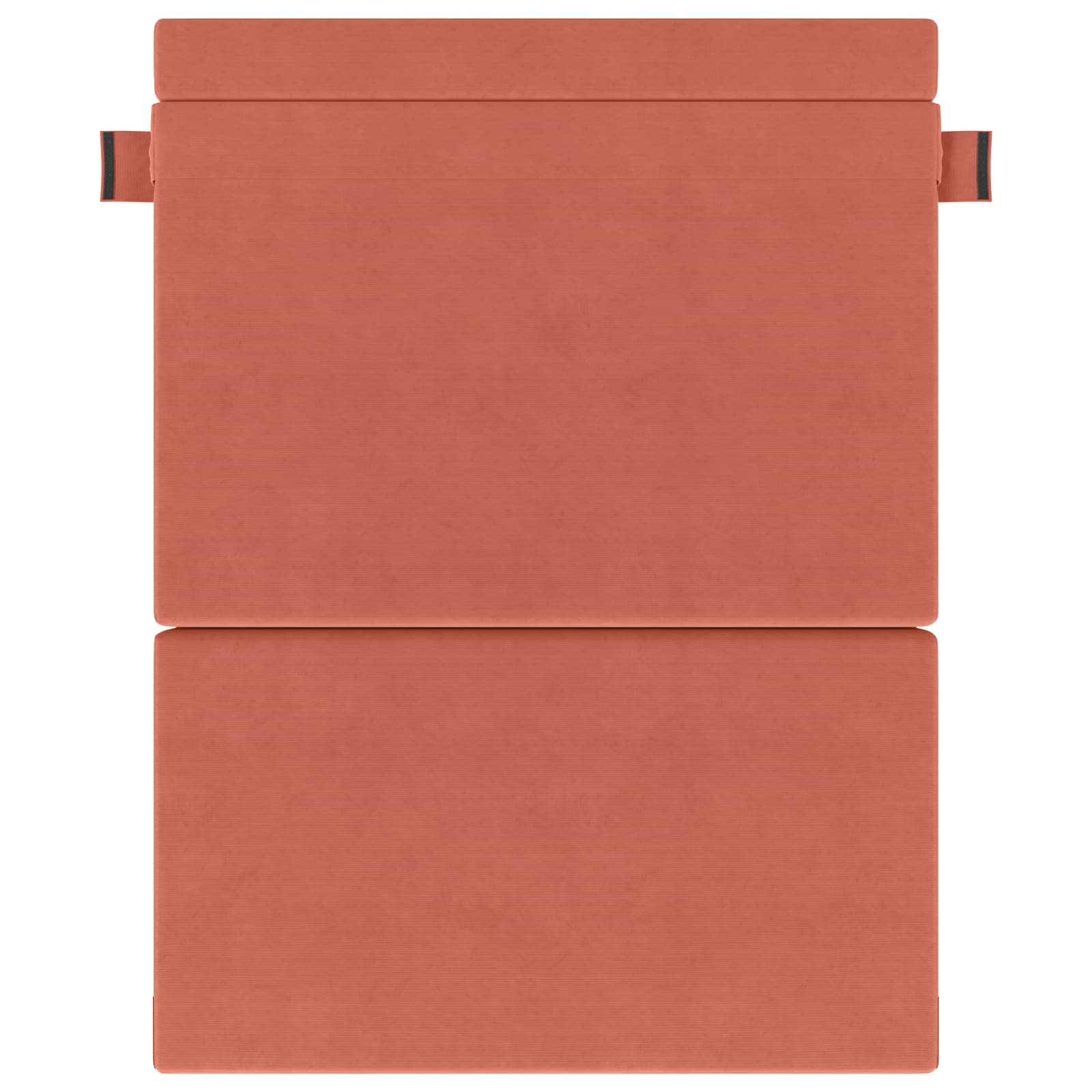 Klappsofa Bett Rot-Orange 152 x 86,5 x 60 cm Stoff