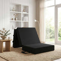 Klappsofa Bett 90 x 63 x 45 cm Schwarz