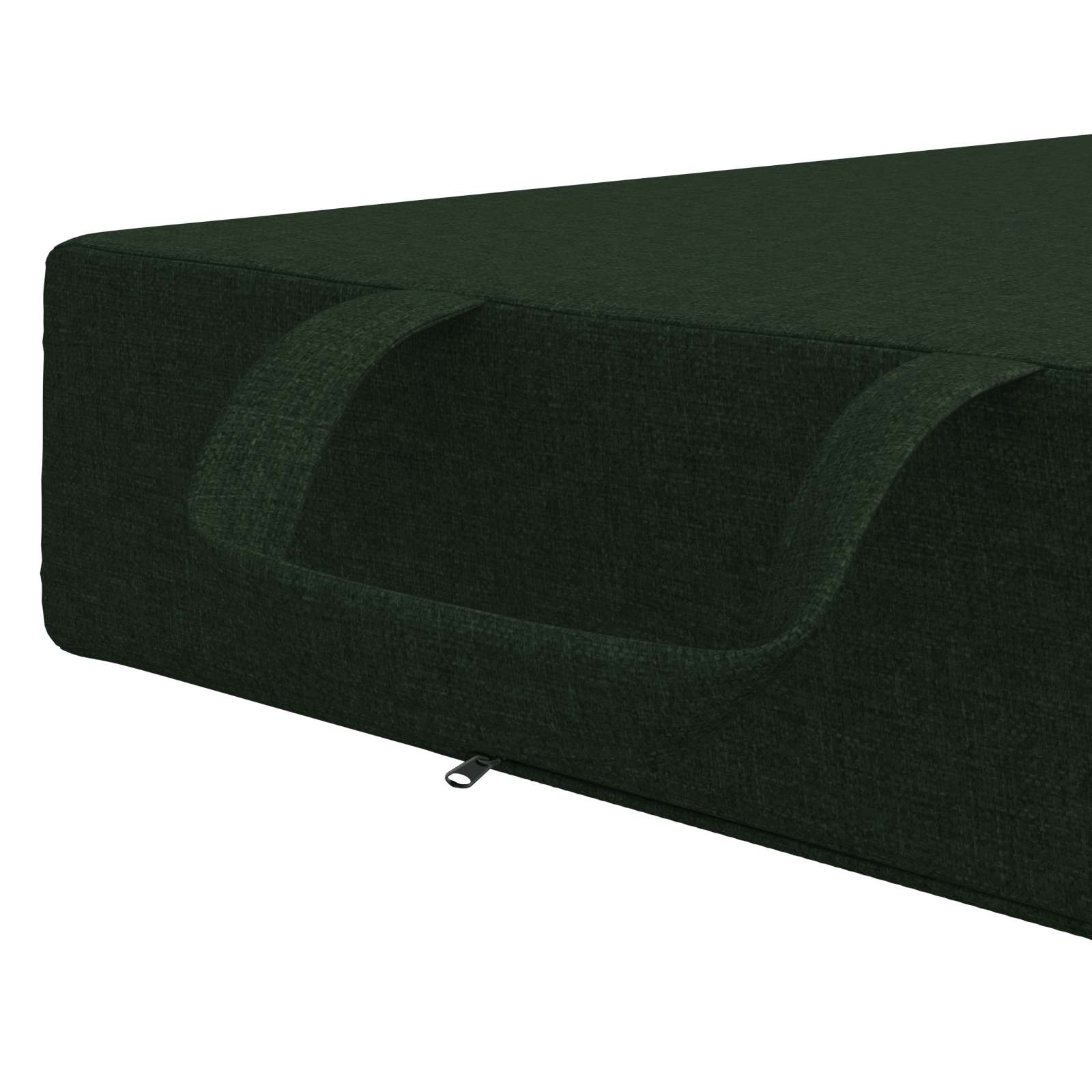 Klappsofa Bett 75 x 63 x 45 cm Dunkelgrün