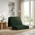 Klappsofa Bett 75 x 63 x 45 cm Dunkelgrün