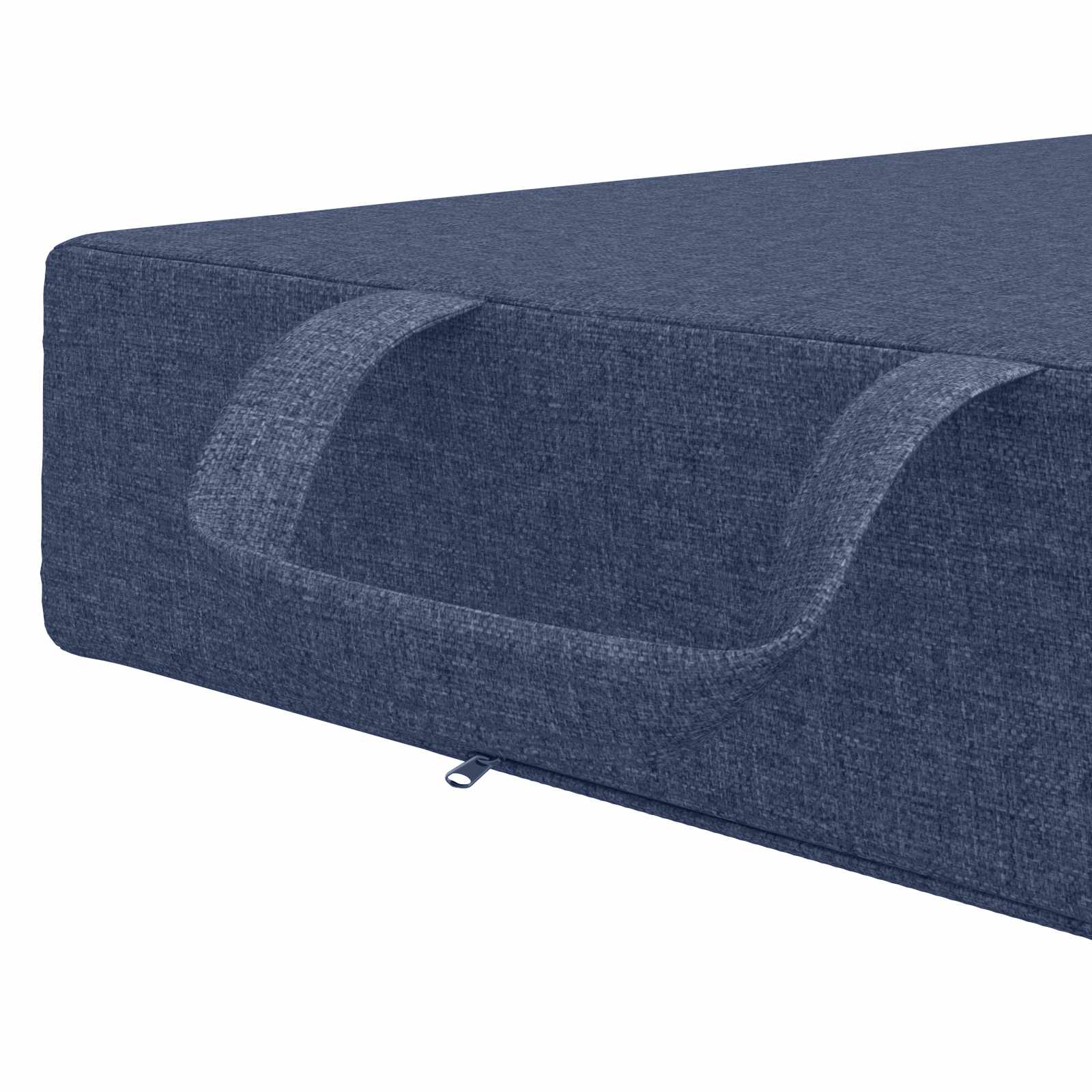 Klappsofa Bett 75 x 63 x 45 cm Blau