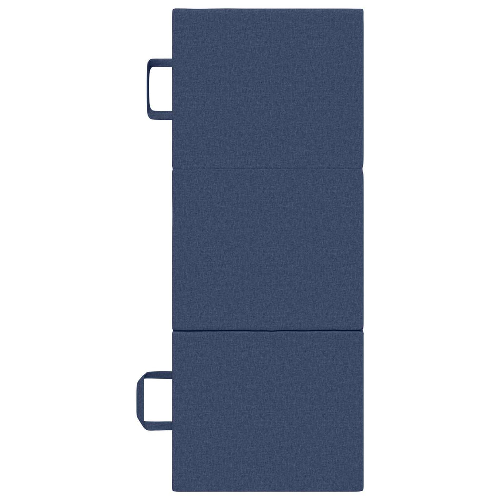 Klappsofa Bett 75 x 63 x 45 cm Blau
