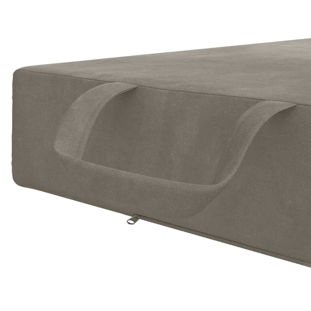 Klappsofa Bett 75 x 63 x 45 cm Hellgrau