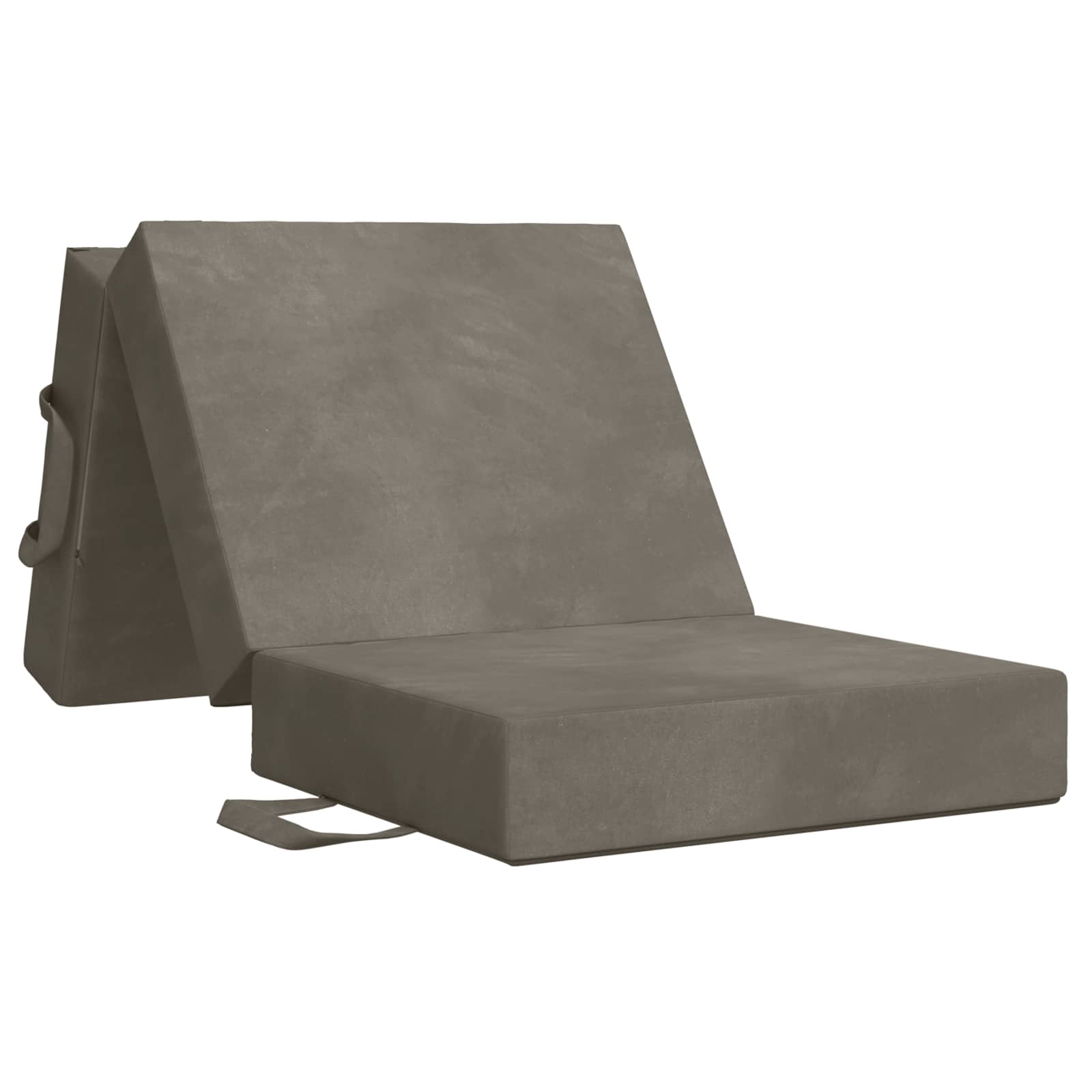Klappsofa Bett 75 x 63 x 45 cm Hellgrau