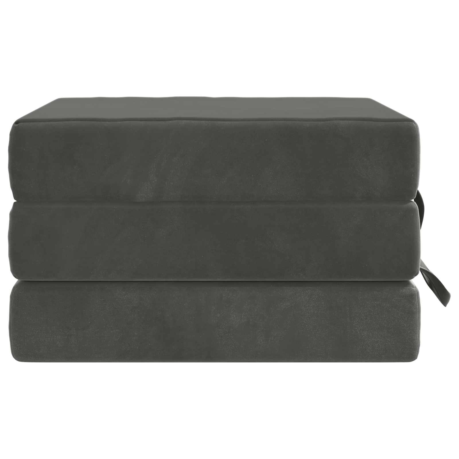 Klappsofa Bett 75 x 63 x 45 cm Dunkelgrau