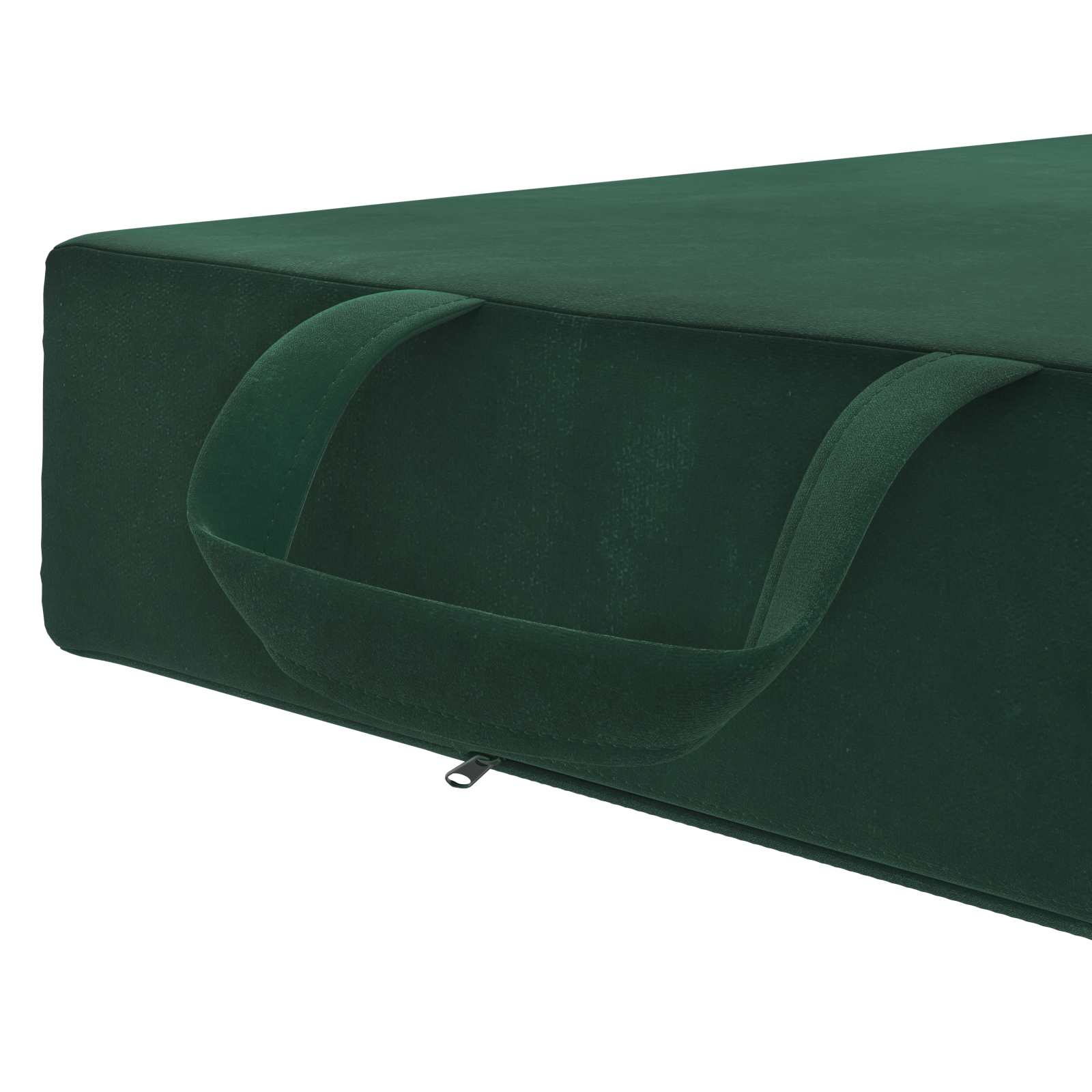 Klappsofa Bett 75 x 63 x 45 cm Dunkelgrün
