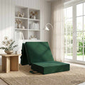 Klappsofa Bett 75 x 63 x 45 cm Dunkelgrün