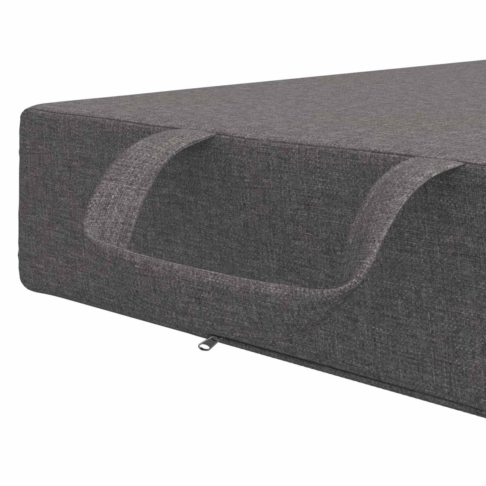 Klappsofa Bett 90 x 63 x 45 cm Hellgrau