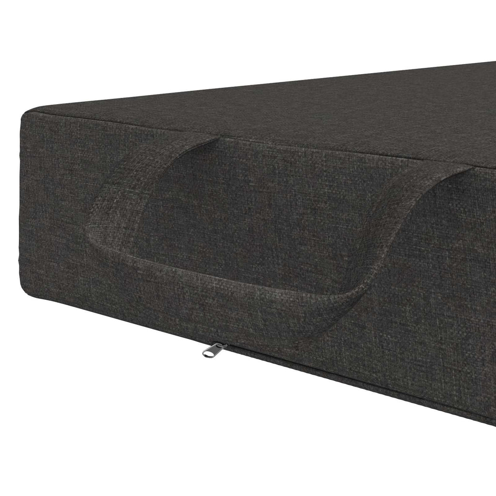Klappsofa Bett 90 x 63 x 45 cm Dunkelgrau