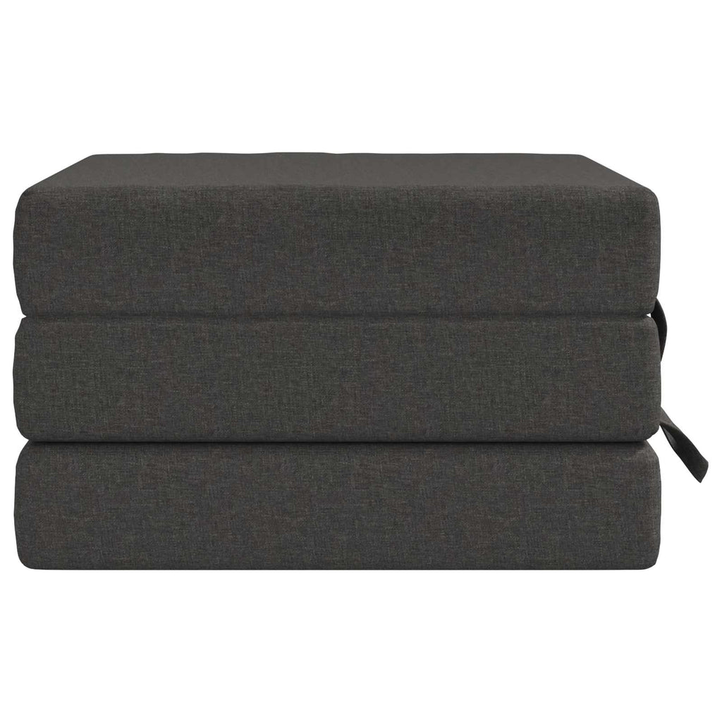 Klappsofa Bett 90 x 63 x 45 cm Dunkelgrau