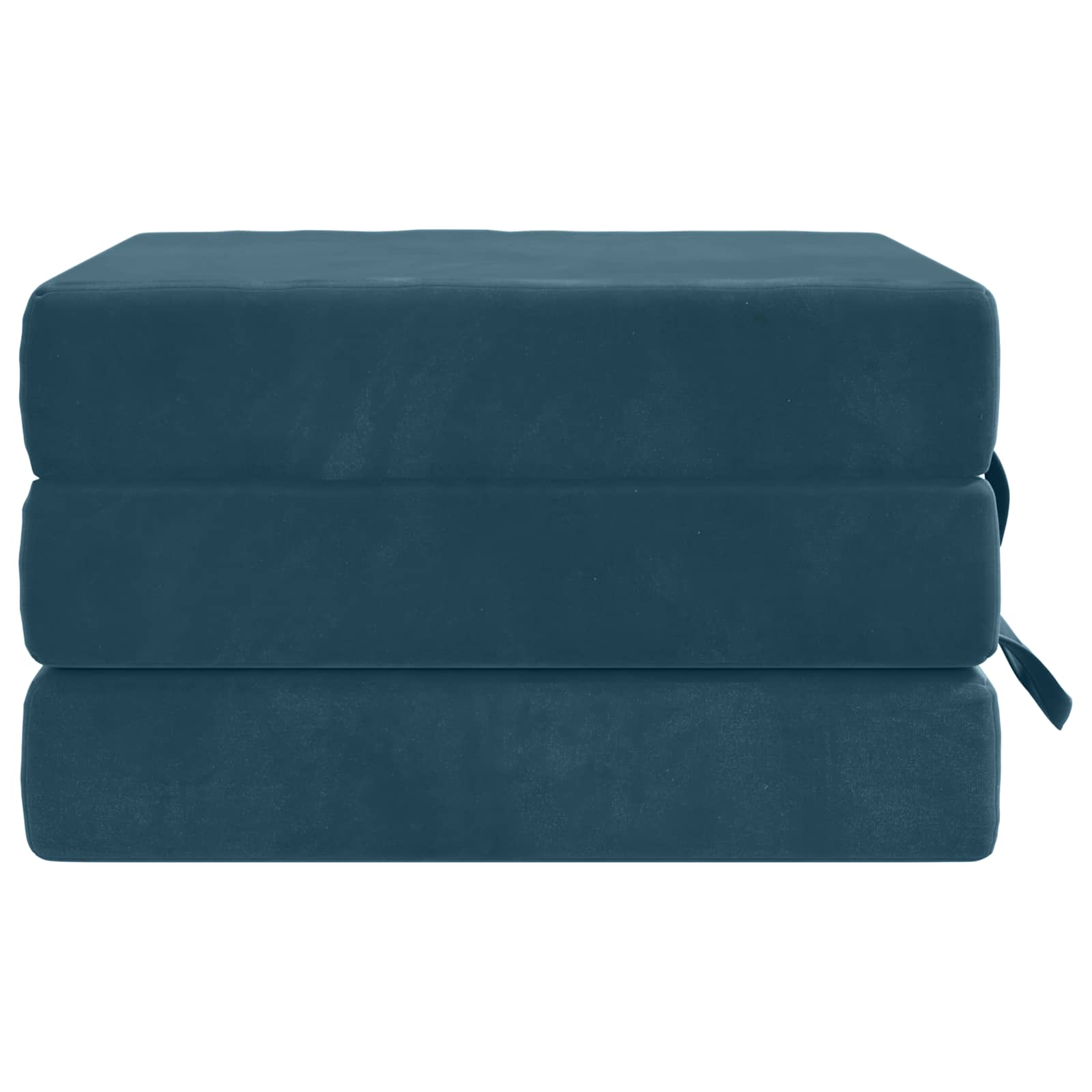 Klappsofa Bett 90 x 63 x 45 cm Blau