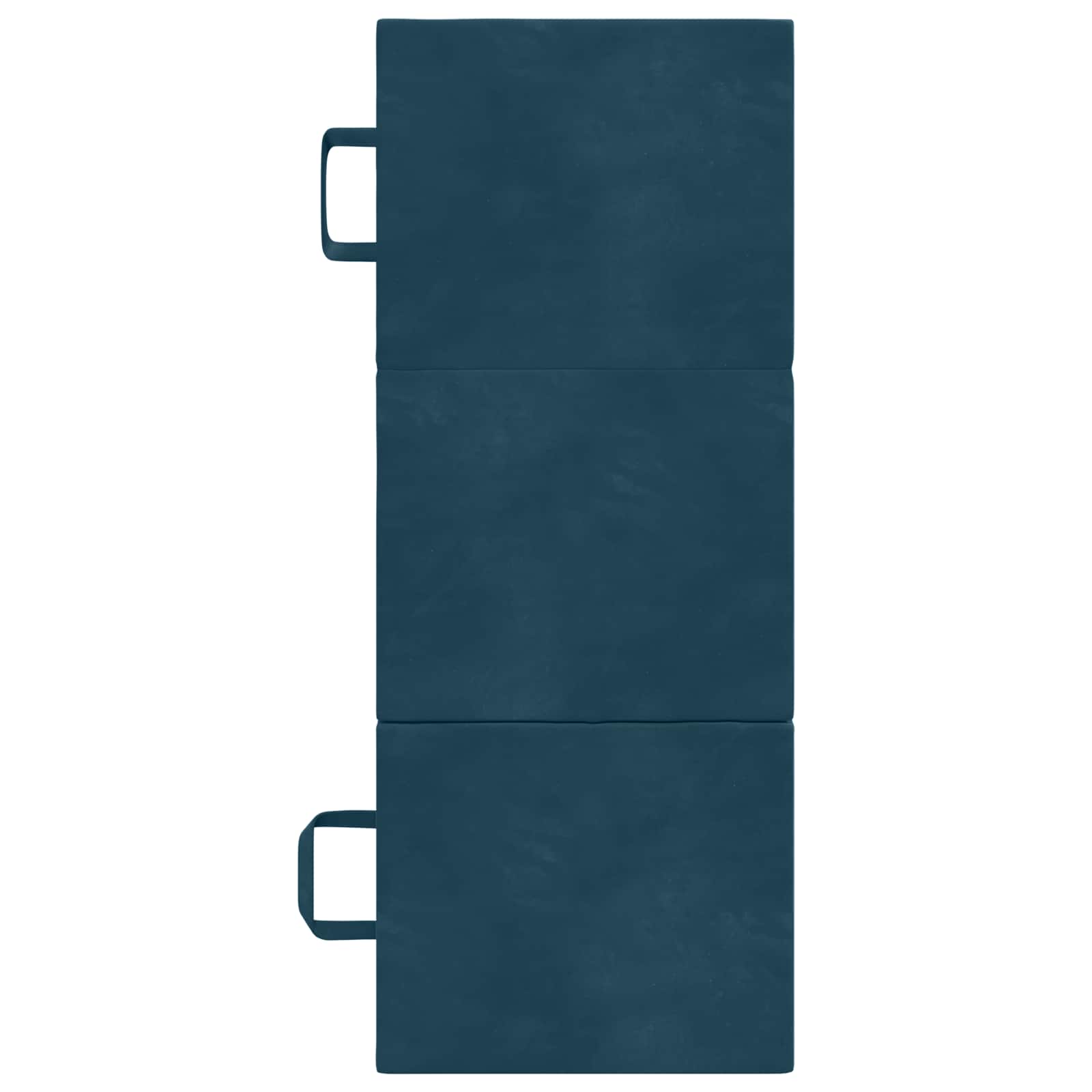 Klappsofa Bett 90 x 63 x 45 cm Blau