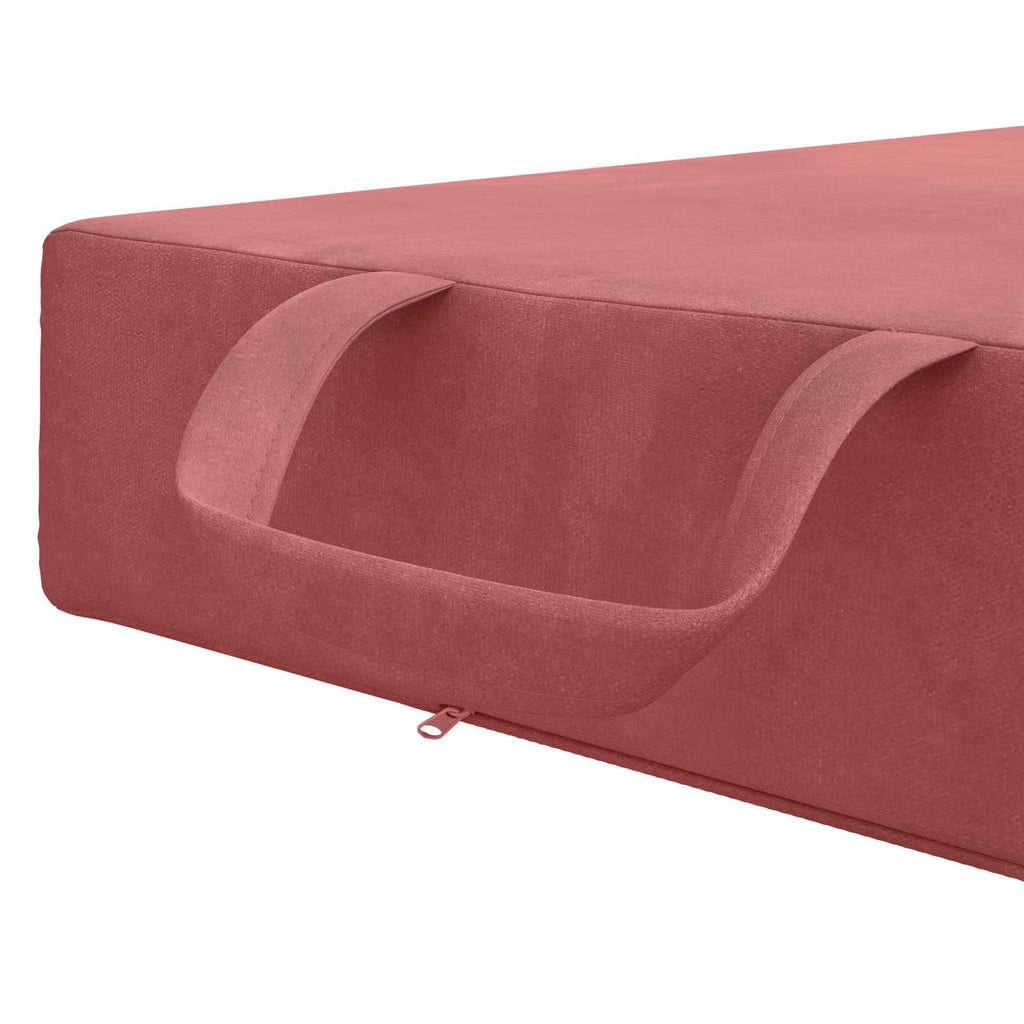 Klappsofa Bett 90 x 63 x 45 cm Rosa
